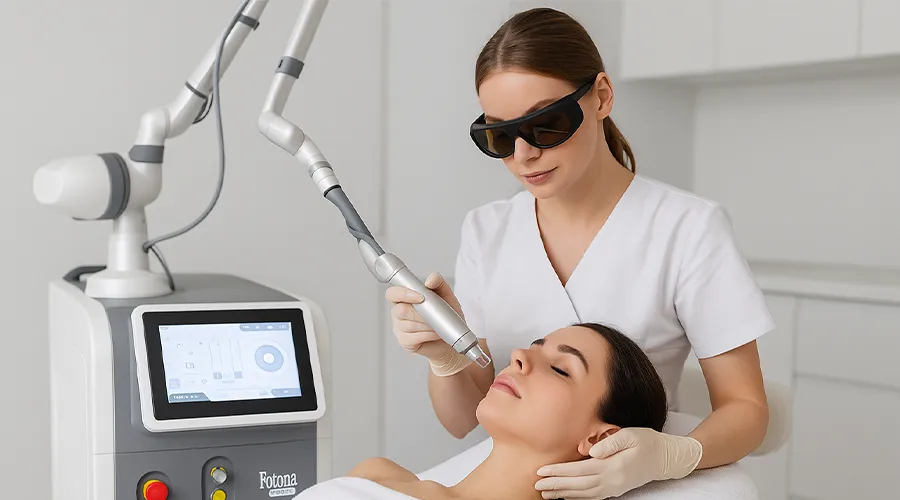 لیزر فوتونا و درمان جای جوش